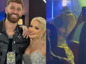 remember-de-fim-de-ano:-leo-pereira-dedica-musica-e-beija-karoline-lima-em-festa