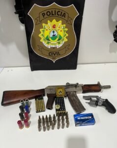 Fuzil apreendido junto com Militar do Exercito