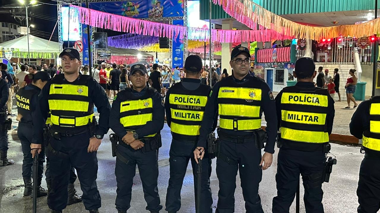 PM empregou 50 policiais por noite e manteve rádio patrulha ativa, garantindo segurança durante as quatro noites do Carnaval Cultural 2026.