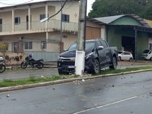 O acidente aconteceu em uma das avenidas de Cruzeiro do Sul