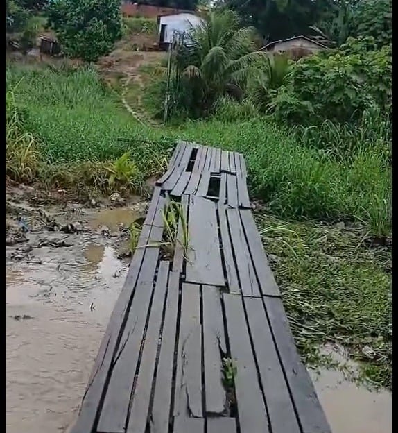 Morador denuncia situação precária de Beco e cobra melhorias