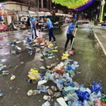MUITO LIXOCarnaval 2026 gera 62 toneladas de lixo na Praça Orleir Cameli, em Cruzeiro do Sul