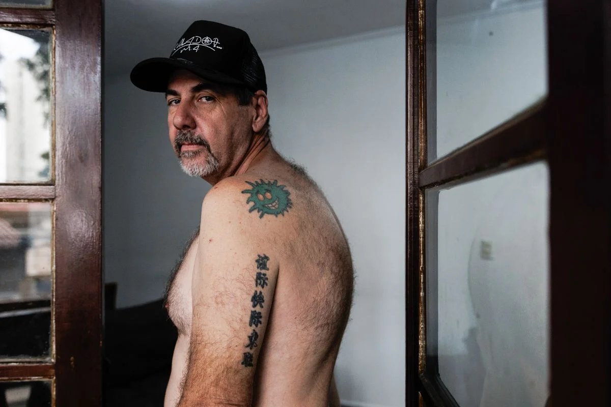 André Oliveira de Brito, o Ralado, assistente técnico da banda e conhecido como "sexto mamona" André Oliveira de Brito, o Ralado, assistente técnico da banda e conhecido como "sexto mamona"