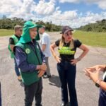 Deracre vistoria preparativos para manutenção da pista de pouso de Marechal Thaumaturgo
