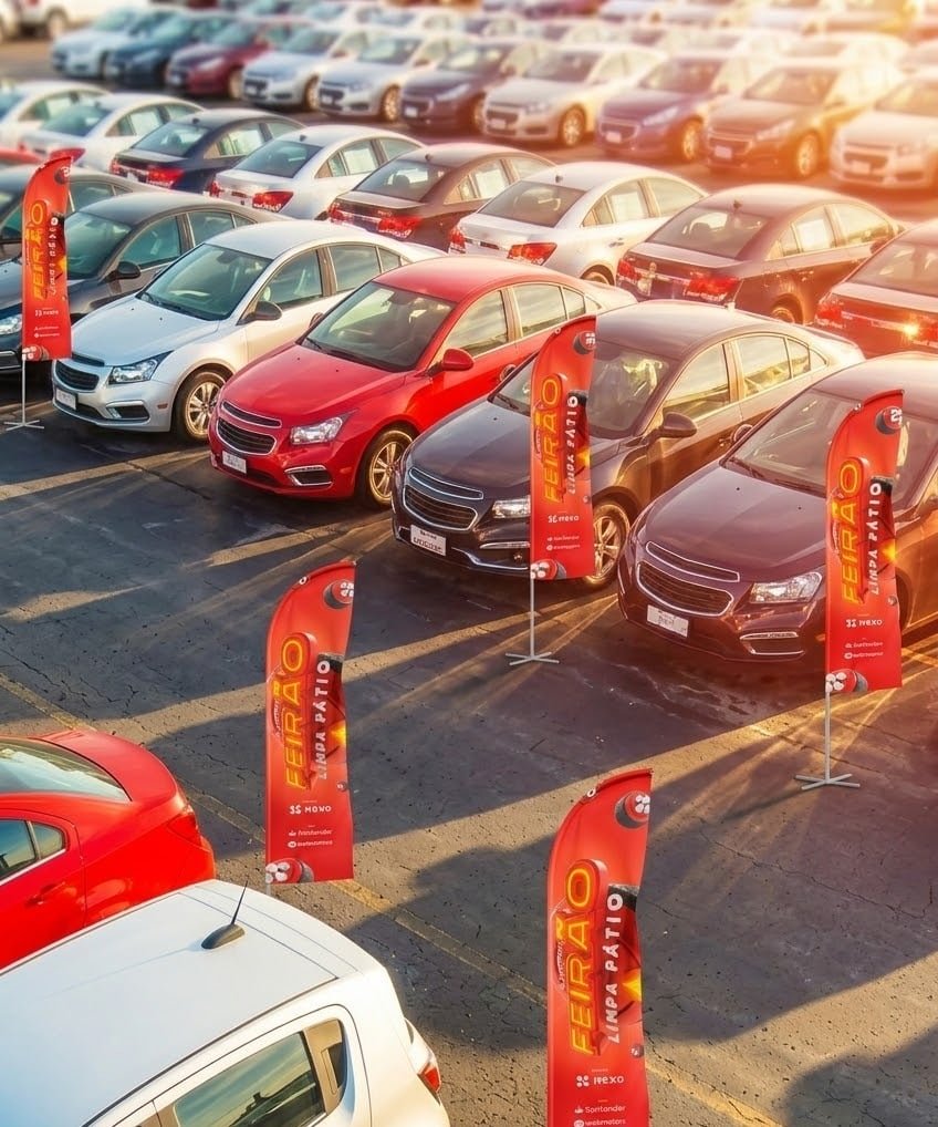Feirão Limpa Pátio Santander oferece 400 veículos com condições especiais em Rio Branco