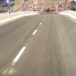 VÍDEOMotociclista registra primeiro trajeto em elevado após liberação