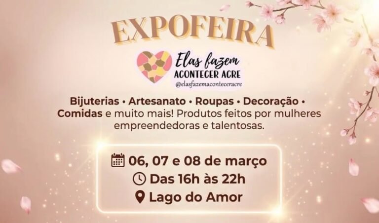 ExpoFeira “Elas Fazem Acontecer” reúne mulheres empreendedoras