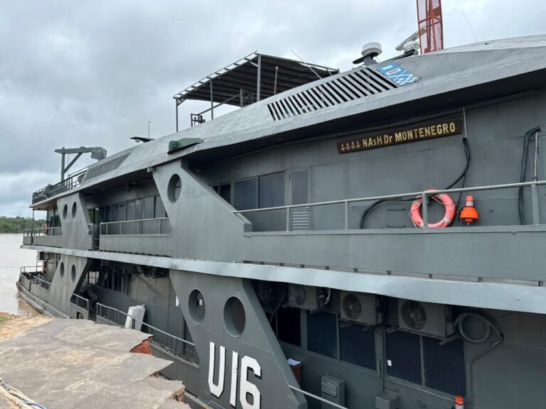 O navio hospital Navio Hospital Doutor Montenegro, da Marinha do Brasi/Foto: ContilNet