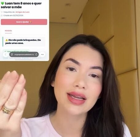 Rogéria Rocha usou as redes sociais para esclarecer que a vaquinha do menino Luan foi encerrada após a entrega da casa e alertar sobre pedidos falsos de doação.