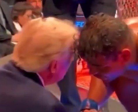 Trump elogia lutador brasileiro após vitória no UFC: “podia ser modelo”