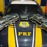 Ônibus que viajava de Rio Branco para Brasília é parado com 22 tabletes de droga