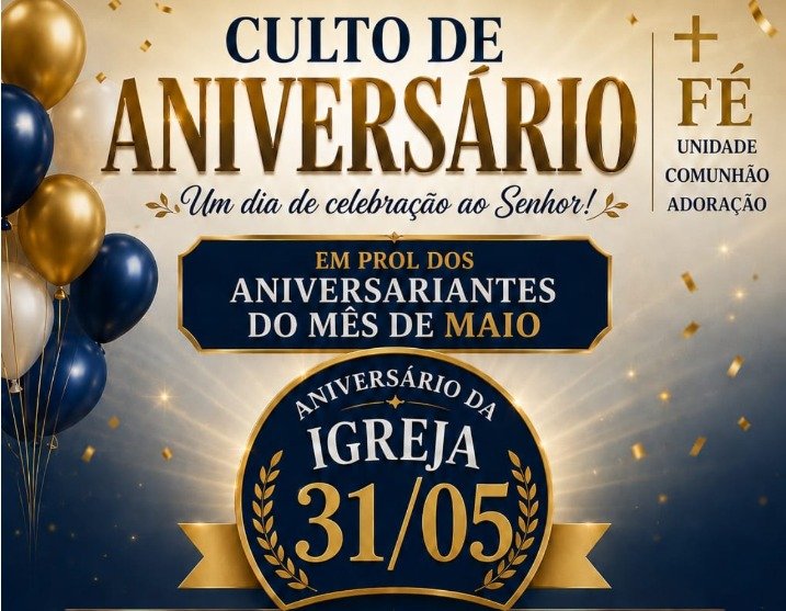 Igreja prepara grande culto para celebrar 7 anos em Sena Madureira