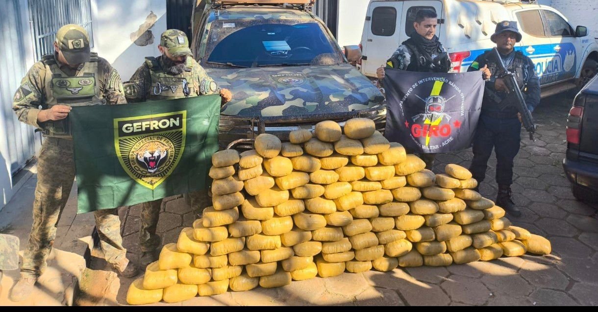Operação apreende mais de 100 quilos de drogas na zona rural de RB