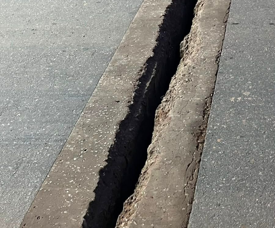 Após desabamento, fissura em ponte da BR-364 preocupa moradores
