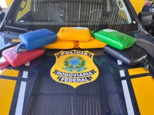 Mulher é presa com carregamento de skunk em ônibus na BR-364