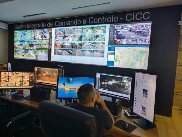 Sejusp monitora 400 câmeras 24 horas por dia para combater crimes no Acre