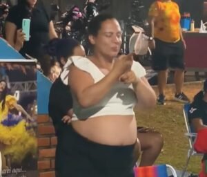 Grávida, intérprete de Libras da Pega-Pega leva inclusão aos arraiais na capital