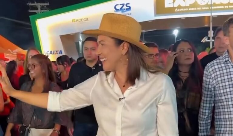 Mailza recebe manifestações de apoio na última noite da Expoacre Juruá