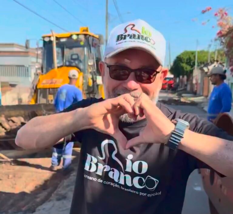 Alysson acompanha operação tapa-buracos neste sábado em Rio Branco