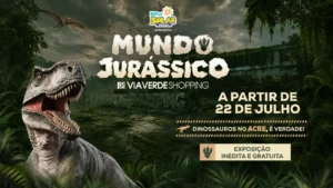 Mistério revelado: Via Verde Shopping abre as portas para a exposição “Mundo Jurássico”