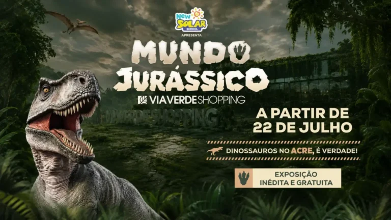 Mistério revelado: Via Verde Shopping abre as portas para a exposição “Mundo Jurássico”