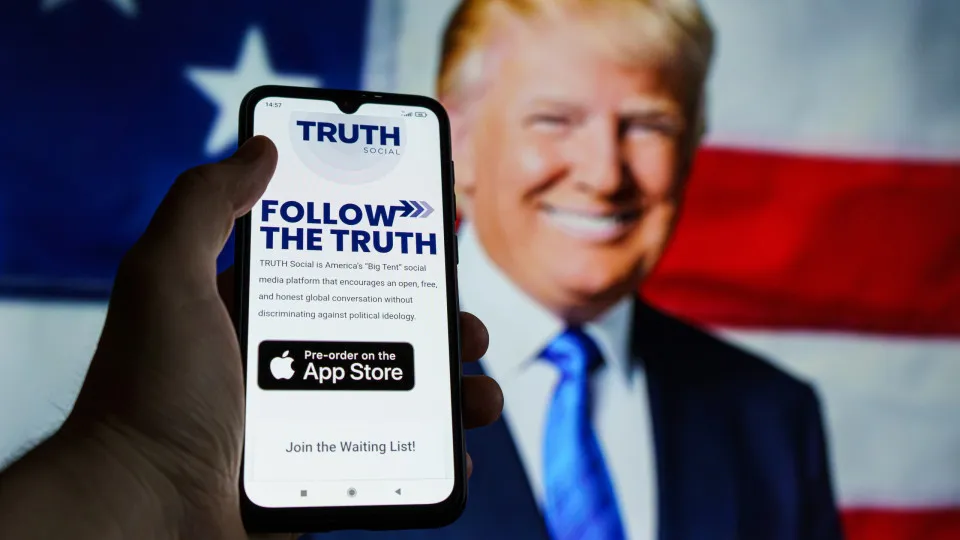 Truth Social lança acesso prioritário às postagens de Trump para instituições financeiras