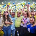 Tião Bocalom mostra força e comanda festa tucana com Adônis e Eduardo Velloso