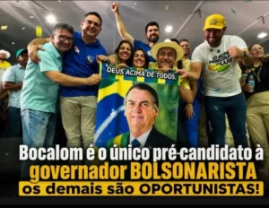 Bocalom diz que é o único bolsonarista e chama candidatos de oportunistas