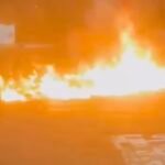 Corpo de Bombeiros controla incêndio no calçadão da Gameleira