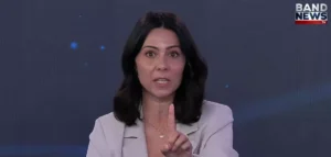 Apresentadora da Band faz desabafo após ausência de candidatos em debate