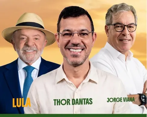 Lula vai participar do lançamento da campanha de Thor e Jorge