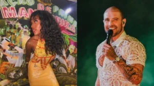 Diogo Nogueira vive affair com premiada filha de sambista