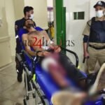 Criminoso tenta furtar bicicleta e acaba ferido com a própria faca