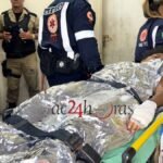 Mãe e filho ficam gravemente feridos após moto colidir em ônibus escolar